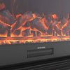 Electric Fireplace With 70in TV Stand Unit Cabinet Fire Logs Heater Flame 10 LED