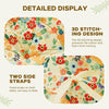 Egg Swing Chair Cushion Waterproof 120x84x18cm Patio Hanging Basket Cushion D...