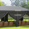 3 x 6m Garden Heavy Duty Gazebo Marquee Party Tent Canopy