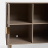OHS Ribbed Bedside Table Cabinet 3/4/5/6 Draw Nightstand Side Board