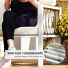 4 Piece Rattan Garden Furniture Set with Loveseat, Armchairs, Table, Cream White