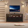 55-inch TV Stand Cabinet Entertainment Center with 3 Drawers TV Unit