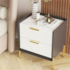 White Grey Chest of Drawers Storage Cabinet Bedside Table Rectangular Nightstand