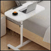 Over Bed Table Height Adjustable Mobile Hospital Overbed Aid Chair Laptop Tray