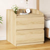 Nightstand with 2 Drawer Bed Side End Table Storage for Bedroom Living Room