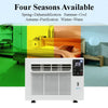 1100W Window Air Conditioner Refrigerated Cooling & Heating With Remote Control