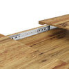 Dining Table 120-160 cm Walnut Effect Finish Extendable Table for 4-6 People