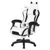 Cute Gaming Chair with Dog Ears for Girls, Height Adjustable Reclining Chair