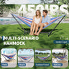 2-Person Outdoor Hammock w/ Stand,450 Lbs,Portable Hammock w/Carry Bag,11 Colors