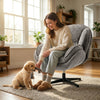 Accent Chair with Swivel for Living Room Grey