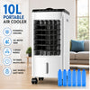 10L PORTABLE AIR COOLER FAN HUMIDIFIER 65W BEDROOM OFFICE COOLING UNIT