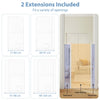 Tall Metal Pet Gate Extra Wide Cat Dog Safety Barrier with Extensions