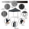 ® Pop Up 3x3m Heavy Duty Waterproof Commercial Grade with Canopy