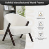 🔥Mid Century Modern Armchair Vintage Style Danish Upholstered Seat Accent Chair