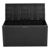 Large Outdoor Storage Box 340L Garden Patio Plastic Chest Lid Container Black