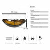 Bathroom Sink Basin Hand Wash Counter Top Oval Glass Bowl Pop up Tap Waste Set