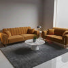 Luxury Chesterfield Sofa Set Velvet Armchair 2,3 Settee Lounger Couches 3+2 Set