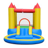 Inflatable Bounce House Kids Water Slide and Bouncy Area with Splash Pool