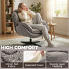 Accent Chair with Swivel for Living Room Grey