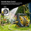 25M Garden Hose Reel Water Pipe with Spray Gun & Fittings Heavy Duty
