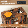 Record Player Stand Turntable Table with Shelves