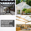 10x Polycarbonate Greenhouse Twin Wall Sheets | 4mm | Double Wall Roofing Clear