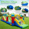 Inflatable Bounce Castle Large Slide w/Jumping House (Without Blower)