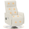 Massage Recliner Chair with Footstool Upholstered Reclining Armchair Refurbished