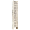 Hand carved 5-Panel Room Divider White 200x165 Solid Wood R3V3