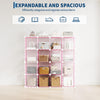 6-Cube Modular Wire Storage Unit,Closet Organizer Shelve for Bedroom,Living Room