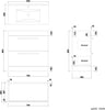Vanity Unit & Basin Sink Cabinet Bathroom Storage Furniture Free Standing Wall