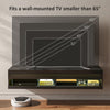 Floating TV Unit Stand, Wall Mount TV Cabinet with Storage LED Lights