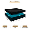 High Gloss LED Coffee Table LED Lights Furniture Cocktail Table Living Room New