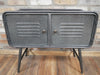 Industrial Metal Rustic Bedside Cabinet Chest of Drawers Vintage Storage Unit