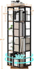 4-Tier Rotating Bookshelf, Bookshelf Tower, Freestanding Book Storage Rack