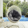 Hanging Egg Rattan Chair Cushion Seat Pad Swing Hanging Chair Pad Garden Seater