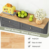 Kitchen Trash Cabinet Freestanding Recycling Cabinet Tilt Out Trash Bin Grey