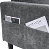 L-Shaped Couch Sofa 4-Seater Sectional Sofa Couches With USB, Cup Holder