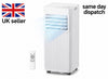 Portable Air Conditioner, 4-in-1, 7000 BTU, 24H [Energy Class A] 300 Sqft Cool