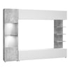 LAZANDO Modern TV Unit with optional LED Lighting – Living Room Furniture Set