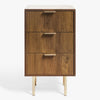 OHS Ribbed Bedside Table Cabinet 3/4/5/6 Draw Nightstand Side Board