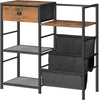 Record Player Stand End Table with Vinyl Storage 4 Tier Vinyl Record Storage