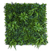 Artificial Living Green Wall Panel 100 x 100cm Plant Flower Foliage Hedge