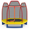 7FT Kids Trampoline Recreational Trampoline Mini Round Bounce Jumper w/Net