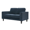 Dusk Soho Dark Blue Matte Velvet 2 Seater Sofa RRP £999