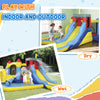 Inflatable Bouncy Castle, Kids Water Bounce House 6 in 1 with 550W Blower