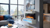 Wall Mounted Electric Fire with Log & Crystal Fuel Bed – Endeavour Fires Fenwick