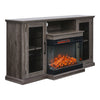 Cabinet Entertainment Console TV Stand Unit 3-Color LED Flame Electric Fireplace