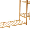 Strong Wooden Clothes Rail Garment Rack Hanging Stand Storage Shelf Tidy Closet