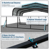 440 x 300 cm Heavy-Duty Metal Carport Garage Car Shelter Car Canopy Tent